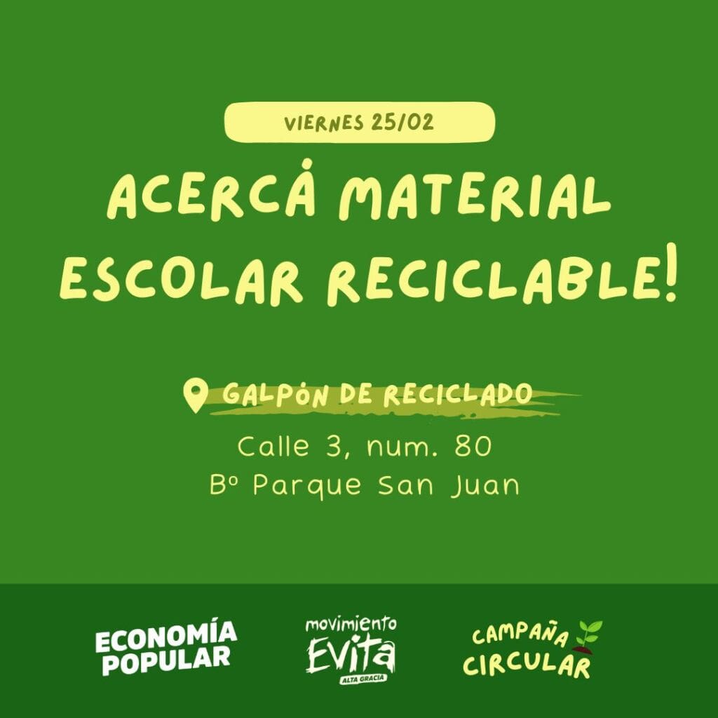 reciclado de utiles - Diario Resumen de la región