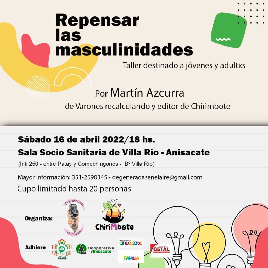 repensar masculinidades chirimbote - Diario Resumen de la región