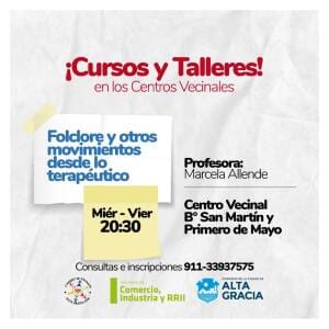 taller de folclore marce - Diario Resumen de la región