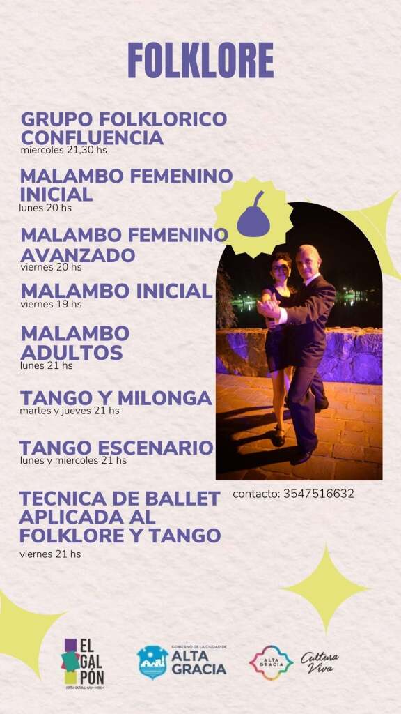 GALPON FOLCLORE HORARIOS - Diario Resumen de la región