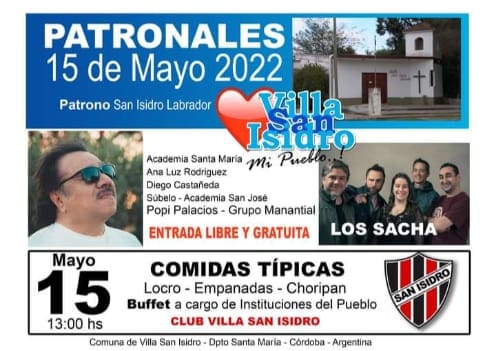 PATRONALES VILLA SAN ISIDRO - Diario Resumen de la región
