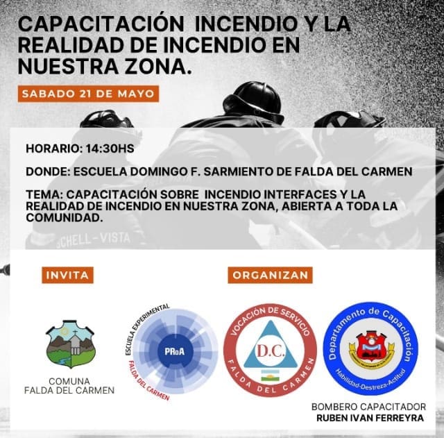capacitacion incendios falda del carmen 2 - Diario Resumen de la región