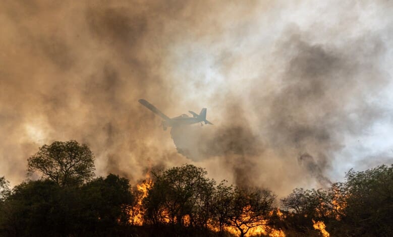 incendio 2020 bomberos avion hidrante - Diario Resumen de la región
