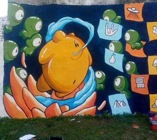 mural fer gomez - Diario Resumen de la región